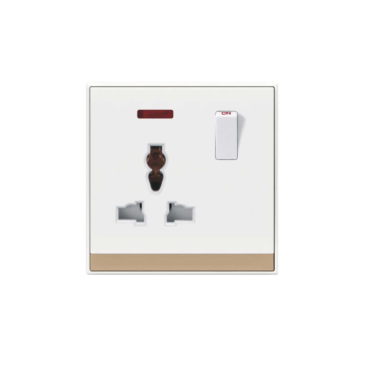 HEE Lotus XL 3 Pin MF Switched Socket