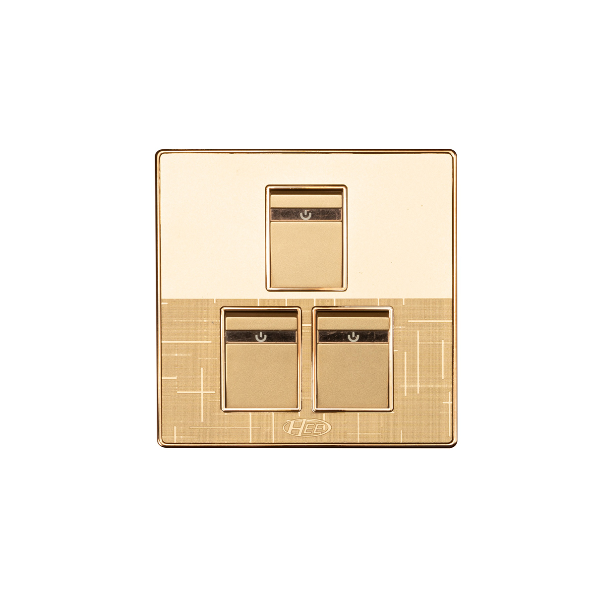 HEE Marigold 3 Gang 1 Way Switch