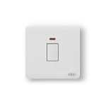 HEE Rose White 20A DP Switch