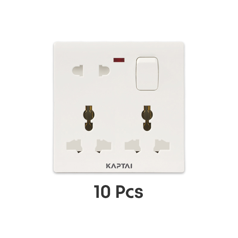 KAPTAI 8-Pin Multi Socket - 2U (10 Pcs)