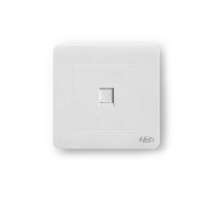 HEE Rose White Telephone Socket